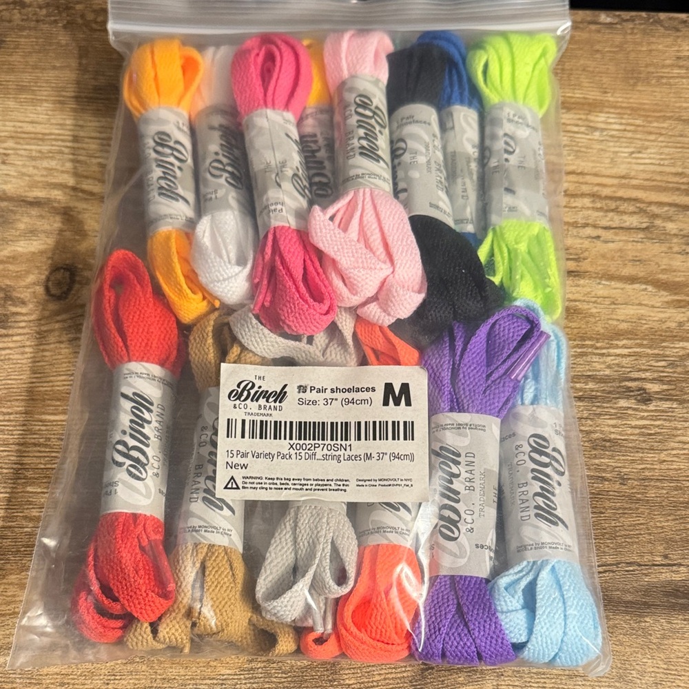 Colorful Shoelace Variety Pack